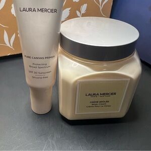 Laura Mercier Pure Canvas Primer and Crème Brûlée Body Cream